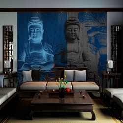 Papier peint intissé Orient Trois corps du Bouddha - PD14275-400-309