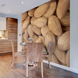 Planete Discount PD14225-350-270, Papier peint non tissé, Beige, Beige, 120 g/m², Tasty almonds, 3500 mm