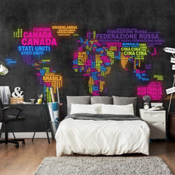Planete Discount PD13380-250-193 papier-peint Papier peint non tissé Gris