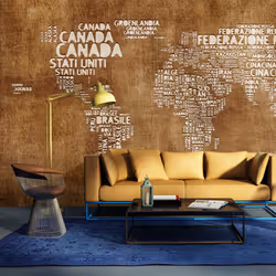 Planete Discount PD13381-300-231, Papier peint non tissé, Crème, Crème, 120 g/m², Antique Italian map, 3000 mm