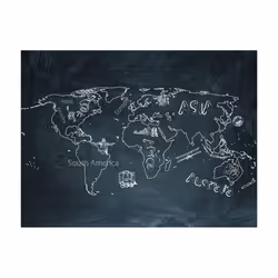 Planete Discount PD13392-200-154 papier-peint Papier peint non tissé Gris