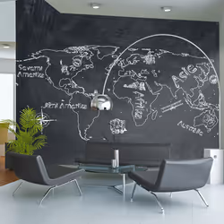Planete Discount PD13393-300-231, Papier peint non tissé, Noir, Gris, Noir, Gris, 120 g/m², Small travel. Large travel (Czech ...