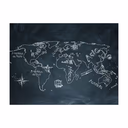 Planete Discount PD13395-350-270 papier-peint Papier peint non tissé Noir, Gris