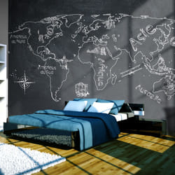Planete Discount PD13395-250-193 papier-peint Papier peint non tissé Noir, Gris