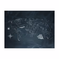 Planete Discount PD13398-250-193 papier-peint Papier peint non tissé Noir, Gris