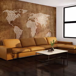 Planete Discount PD13401-400-309, Papier peint non tissé, Beige, Blanc, Beige, Blanc, 120 g/m², Geographical discoveries, 400 ...