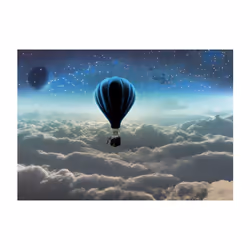 Planete Discount PD12986-100-70 papier-peint Papier peint non tissé Noir, Bleu, Gris, Blanc