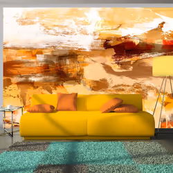 Planete Discount PD13198-350-245, Papier peint non tissé, Beige, Orange, Orange, Beige, 120 g/m², Desert storm, 3500 mm