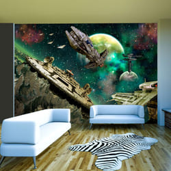 Papier peint intissé Paysages Flotte spatiale - PD14506-400-280