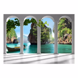 Papier peint intissé Paysages Sur la terasse - PD14509-400-280