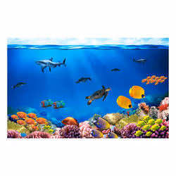 Papier peint intissé Animaux Underwater kingdom - PD13322-400-280