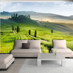Papier peint intissé Paysages Morning in the countryside - PD14524-400-280