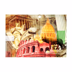 Papier peint intissé Ville et Architecture Rome - collage - PD14967-400-280