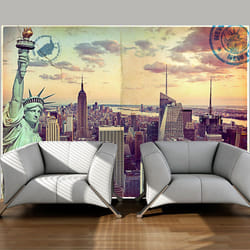 Papier peint intissé Ville et Architecture Postcard from New York - PD14977-400-280