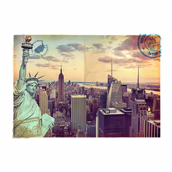 Papier peint intissé Ville et Architecture Postcard from New York - PD14977-400-280