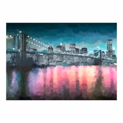 Planete Discount PD14978-100-70 papier-peint Papier peint non tissé Noir, Bleu, Rose