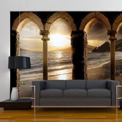 Papier peint intissé Paysages Castle on the beach - PD14529-400-280