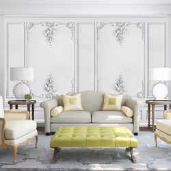 Planete Discount PD14043-400-280, Papier peint non tissé, Blanc, Blanc, Palatial wall, 4000 mm, 50 cm