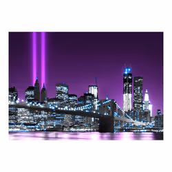 Papier peint intissé Ville et Architecture Luminous manhattan - PD14983-400-280