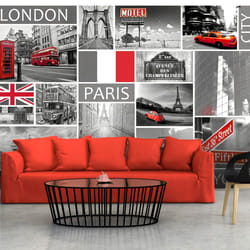 Papier peint intissé Street art London, Paris, Berlin, New York - PD14725-400-280