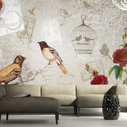 Papier peint intissé Vintage et Retro Good morning - PD15050-400-280