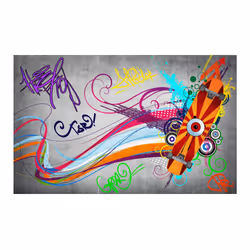 Papier peint intissé Street art Skateboard - PD14730-400-280