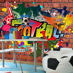 Papier peint intissé Street art Football fans! - PD14731-400-280