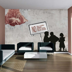 Papier peint intissé Street art NO ball playing... - PD14733-400-280