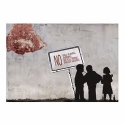 Papier peint intissé Street art NO ball playing... - PD14733-400-280