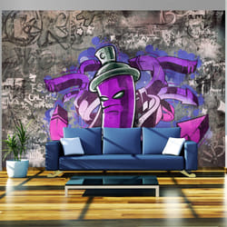 Planete Discount PD14735-200-140 papier-peint Papier peint non tissé Gris, Violet