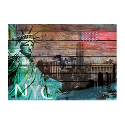 Papier peint intissé Ville et Architecture NYC symbols - PD15002-400-280