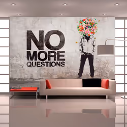 Planete Discount PD14778-400-280, Papier peint non tissé, Noir, Gris, Gris, Colorful, Noir, 120 g/m², No more questions, 4000 ...