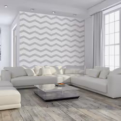 Planete Discount PD14056-350-245, Papier peint non tissé, Gris, Blanc, Gris, Blanc, Brain waves, 3500 mm, 50 cm