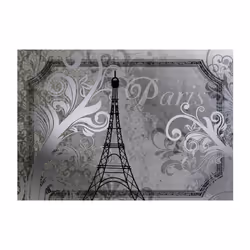 Papier peint intissé Vintage et Retro Vintage Paris - silver - PD15057-400-280
