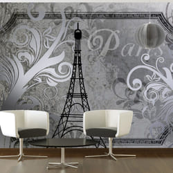 Planete Discount PD15057-150-105 papier-peint Papier peint non tissé Noir, Gris, Argent