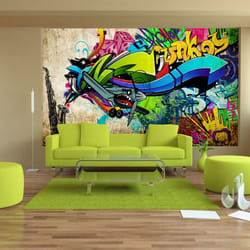 Papier peint intissé Street art Funky - graffiti - PD14744-400-280