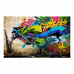 Papier peint intissé Street art Funky - graffiti - PD14744-400-280