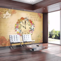 Planete Discount PD15059-400-280, Papier peint non tissé, Noir, Crème, Crème, Noir, Colorful, 120 g/m², Guard of time, 4000 m ...