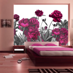 Papier peint intissé Fleurs Lush meadow - PD13671-400-280