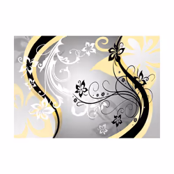 Papier peint intissé Fonds et Dessins Art-flowers (yellow) - PD14062-400-280