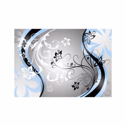 Planete Discount PD14063-200-140 papier-peint Papier peint non tissé Noir, Bleu, Gris, Blanc