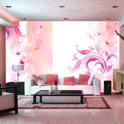 Papier peint intissé Fonds et Dessins Rose passion - PD14064-400-280
