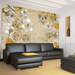 Planete Discount PD13687-200-140 papier-peint Papier peint non tissé Beige, Gris