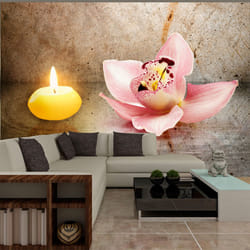 Papier peint intissé Fleurs Romantic evening - PD13690-400-280