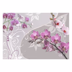 Planete Discount PD13694-200-140 papier-peint Papier peint non tissé Gris, Violet
