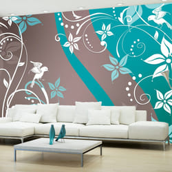 Papier peint intissé Fonds et Dessins Floral fantasy III - PD14070-400-280