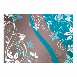 Papier peint intissé Fonds et Dessins Floral fantasy III - PD14070-400-280