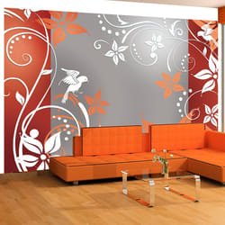 Papier peint intissé Fonds et Dessins Floral fantasy II - PD14071-400-280