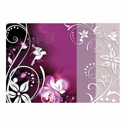 Papier peint intissé Fonds et Dessins Floral fantasy - PD14072-400-280