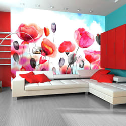 Papier peint intissé Fleurs Swaying with the Wind - PD13709-400-280